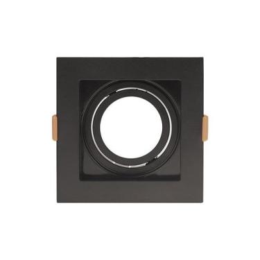 Imagem de Spot Recuado De Embutir Quadrado Móvel Ar 70 Preto Taschibra