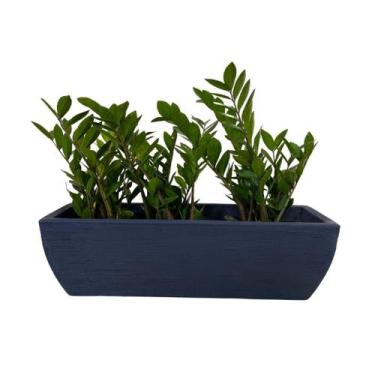 Imagem de Jardineira Floreira 80x25cm Decorativa De Polietileno Para Plantas - A