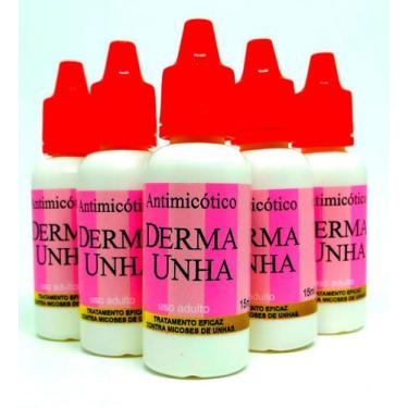 Imagem de Combo 5 Derma X Tratamento micoses unhas fofas esfarelando - Alkans