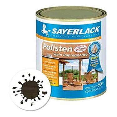 Imagem de Verniz Polisten Stain Premium Nogueira 900ml Sayerlack, Nogueira