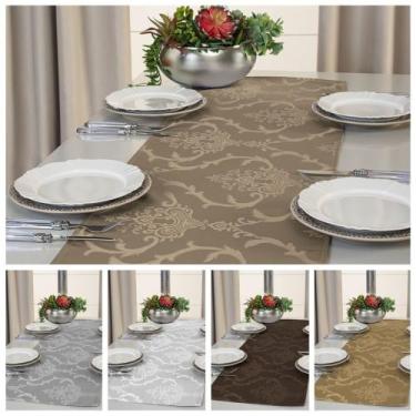 Imagem de Kit 5 Caminhos Trilho De Mesa Decorativo Jacquard 1,80m X 0,40m - Raga