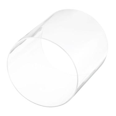 Imagem de Rebower Tubo rígido de plástico transparente 214 mm ID x 220 mm OD (21.3 cm ID x 22.1 cm OD) tubo de policarbonato redondo acrílico, [para encanamento, hidráulica, aquário]