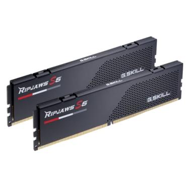 Imagem de G.SKILL Ripjaws S5 Series (Intel XMP 3.0) DDR5 RAM 32GB (2x16GB) 6000MT/s CL36-48-48-96-1,25V Memória de computador desktop UDIMM - Preto fosco (F5-6000J3648D16GX2-RS5K)