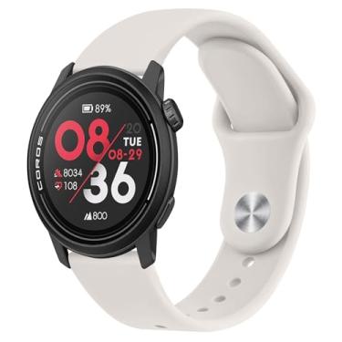 Imagem de Meliya Pulseiras para relógio inteligente Coros Pace 3/Apex 2 Pro/Apex Pro/Apex de 46 mm, pulseira esportiva de silicone macio de 22 mm para relógio Coros Pace 3 (Starlight)
