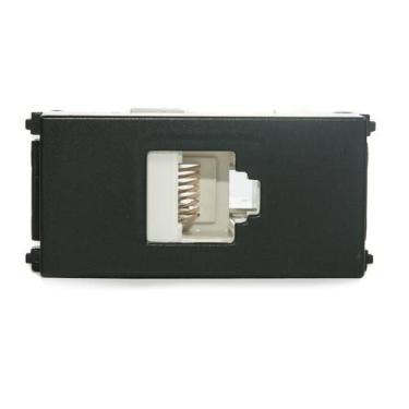 Imagem de Tomada De Comunicacao Rj45 Cat 5E Refinatto Weg Preto