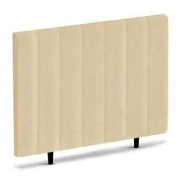 Imagem de Cabeceira Castor Solteiro Revollution Bege 88cm