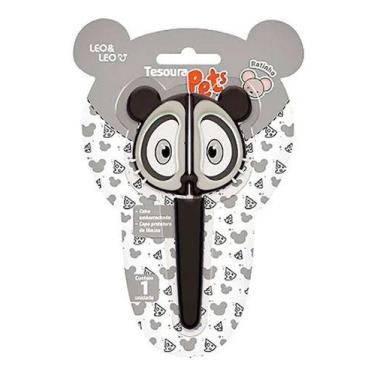 Imagem de Tesoura Escolar Infantil Pets Com Capa Protetora Ratinho - Leonora/ Le