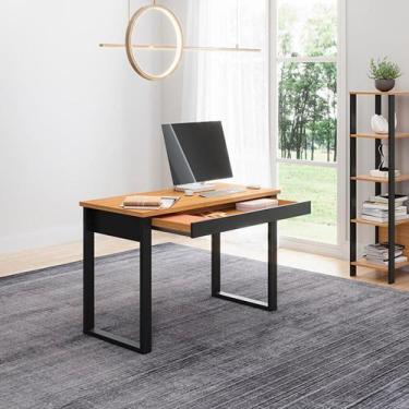 Imagem de Mesa Escrivaninha Industrial com Gaveta Dalla Costa 100% Mdf - Pradel 