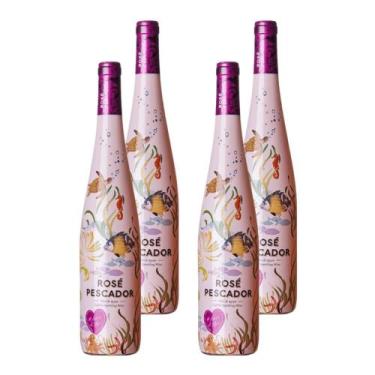 Imagem de Kit 4 Vinhos Pescador Rosé Espanha 750ml