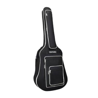 Imagem de Kokiya Bolsa de transporte para violão acústico Bolsa de transporte acolchoada Gig Bag Estojo para violão acústico para violão clássico