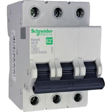 Imagem de Disjuntor Schneider ''Din'' Tripolar 25A. C