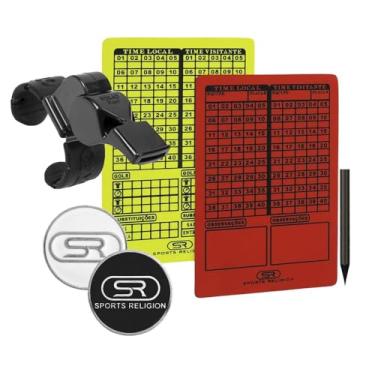 Imagem de Apito Fox 40 Pearl Dedal + Cartão Árbitro C/Lápis + 1 Moeda