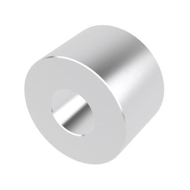 Imagem de Metal Spacers Online Espaçador De Alumínio 3/4" Od X 5/16" Id X Escolha Seu Comprimento, Espaçador Redondo Sem Rosca, Bucha De Separação, Acabamento Simples, Serve Para Parafusos De 5/16" Ou M8 Por(Co