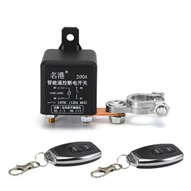 Imagem de Interruptor de bateria de controle remoto sem fio universal de carro Interruptor inteligente Relé de desconexão de bateria de carro Interruptor isolador de corte