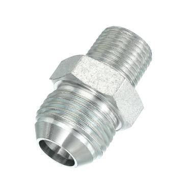 Imagem de PATIKIL Conectores de mamilo redutores hexagonais adaptador de tubo macho 7/20.3 cm alargamento 37° JIC x 3/20.3 cm macho NPT, adaptador de bocal redutor de encaixe de tubulação encaixe hidráulico de