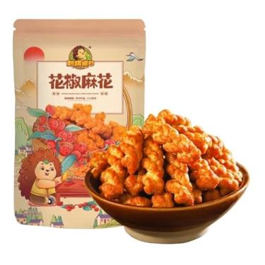 Imagem de Torce a massa torcida com sabor Zanthoxylum Bungeanum, crocante, incrivelmente picante e cheio de aroma em cada mordida - Ideal para lanches, 220 g/saco
