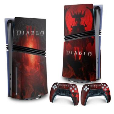 Imagem de Adesivo Compatível PS5 Pro Skin Vertical Diablo IV 4 - Pop Arte Skins,