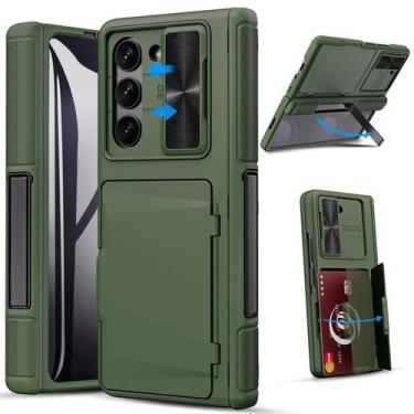 Imagem de Capa GBEE para Samsung Galaxy Z Fold 5 com Suporte para Cartão