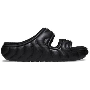 Imagem de Crocs Crocs Sandália clássica Cozzzy Overpuff unissex adulto unissex, Preto/branco, 39/40 EU