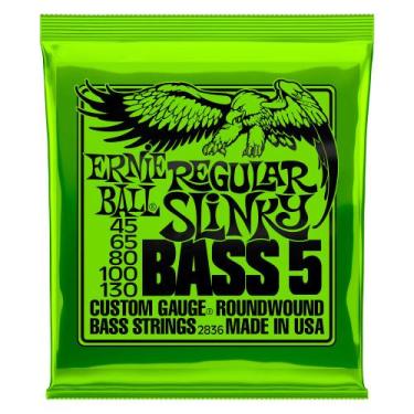 Imagem de Encordoamento corda baixo 5 cordas ernie ball 045-130 2836