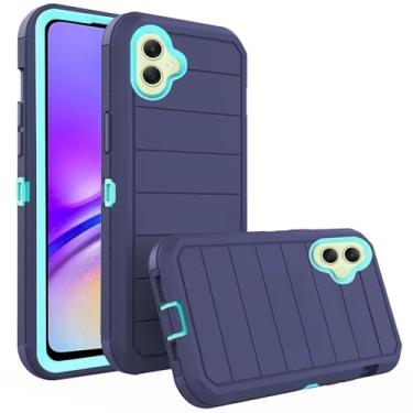 Imagem de Asuwish Capa de telefone para Samsung Galaxy A05, capa de celular híbrida à prova de choque de grau militar, acessórios para celular de proteção rígida resistente de corpo inteiro Ao5 A 05 mulheres