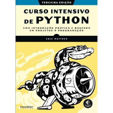 Imagem de Curso intensivo de Python: uma introdução prática e baseada em projetos à programação