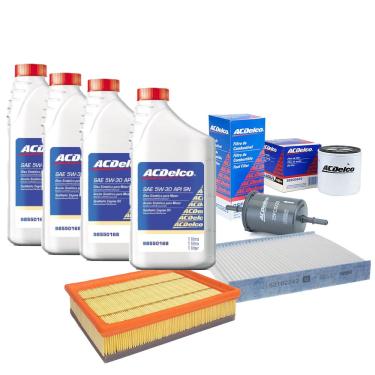 Imagem de Kit Revisao 40000 Km Oleo 5w30 Filtros Pecas Genuinas Gm Onix /prisma