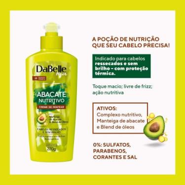 Imagem de Dabelle abacate nutritivo creme de pentear 270g - DaBelle Hair
