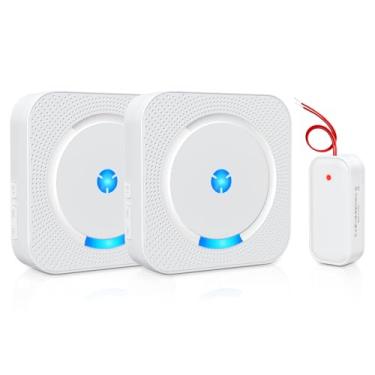 Imagem de Extensor de campainha sem fio com receptor, 1 extensor, 2 campainhas