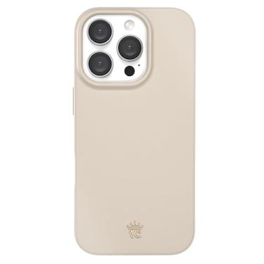 Imagem de VELVET CAVIAR Capa para iPhone 16 Pro - Compatível com MagSafe - Proteção contra quedas de 3 metros (pedra areia, bege neutro)