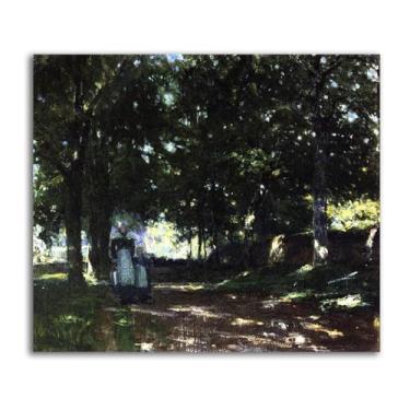 Imagem de Ossawa Tannerr pinturas famosas "Bois d'Amour" impressão de arte em tela reproduções de pintura a óleo arte de parede abstrata em tela para sala de estar 30 x 36 cm sem moldura