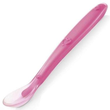 Imagem de Colher de Silicone p/ Bebê Super Macia +6meses Livre de BPA - Multikid
