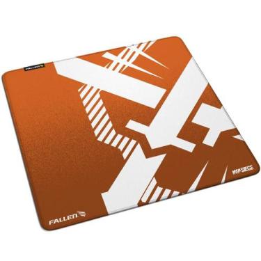Imagem de Mousepad gamer fallen r6 atacker - speed++ grande laranja - mp-r6-at-s