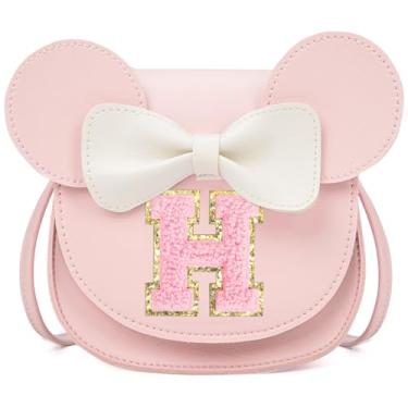 Imagem de OYLOLA Presentes de aniversário para meninas de 3, 4, 5, 6, 7 e 8 anos, bolsa infantil para meninas pequenas, presente para meninas, Rosa-rosa