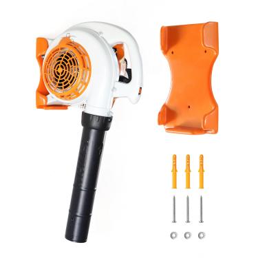 Imagem de OSROENE Gancho de soprador de folhas, 1 pacote de suporte de soprador portátil para parede de garagem, suporte de soprador de folhas, compatível apenas com Stihl BG-50, BG-56, BG-66, SH-56