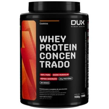 Imagem de Whey Protein concentrado 900g sabor cookies - DUX HUMAN HEALTH