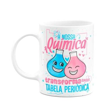 Imagem de Caneca Namorados - Nossa química e a tabela periódica - M2 - JPS INFO