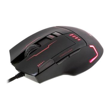 Imagem de Mouse Gamer Usb 8000 Dpi Rgb Preto Bright