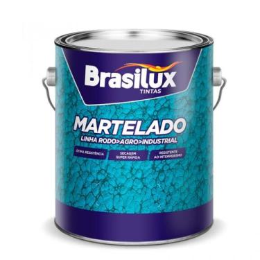 Imagem de Tinta Martelada 1/4 - Brasilux - Todas Cores, CINZA ESCURO