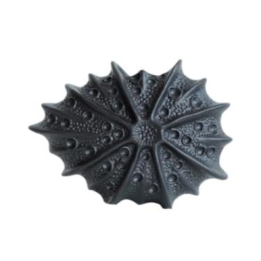 Imagem de WeiLaiKeQi Vaso de cerâmica para decoração de casa, decoração moderna, vaso de flores em forma de concha para lareira, cozinha, mesa de jantar, estante de, Preto, S