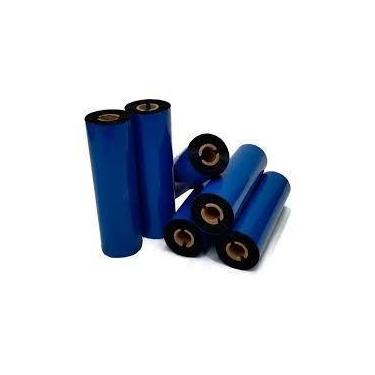 Imagem de Ribbon fita termica 110mm x 74m - cera preto - RIETIQUETAS