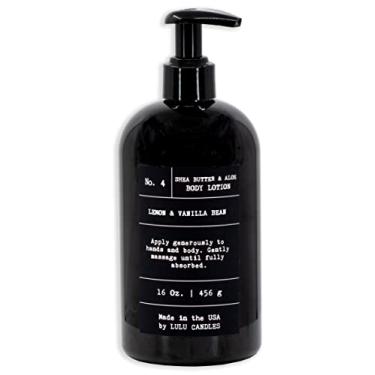 Imagem de Lulu Candles Limão E Baunilha, Loção Corporal Hidratante, Manteiga De Karité Aloe Vera Calmante, Suave Que Nutre A Pele Seca Com Hidratação, Sem Parabenos, Corantes, Não Oleosa - 16 Fl. Oz.