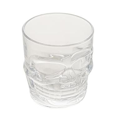 Imagem de CONJUNTO DE 6 COPOS BAIXO VIDRO CAVEIRA ROCK STYLE 265ML TRANSPARENTE