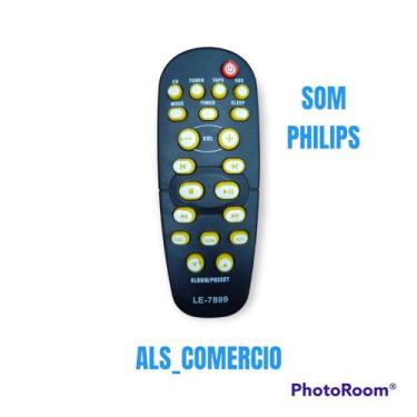 Imagem de Controle Remoto Para Micro System Som Philips mcm 250  LE 7899 - LELON