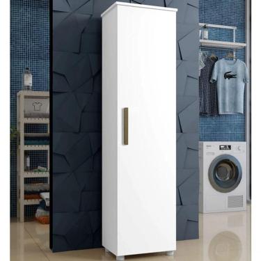 Imagem de Armário Multiuso Jasmin 1 Porta Kaiki Móveis - Branco