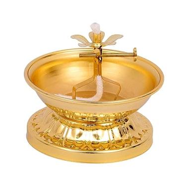 Imagem de Wswqop Suporte para Lâmpada Ghee, Suprimentos para Castiçais, Suporte para Lâmpada de Manteiga, Suporte para Luz de Chá para Casa, Peça Central de Mesa, Estilo b, Tamanho real