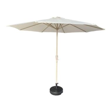 Imagem de Ombrelone Central Paraty Fratini 270 Cm Alumínio Fendi Capa Poliéster Base Base Central Hdpe