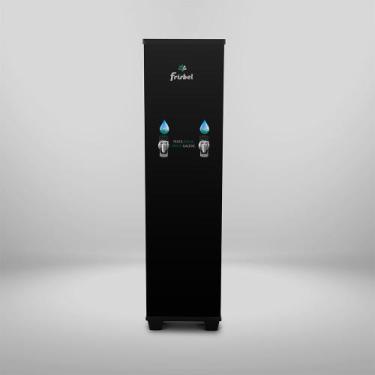 Imagem de Bebedouro Industrial de Coluna 25 Litros Natural E Gelada Preto Frisbe