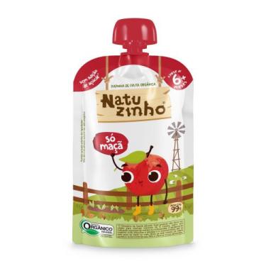 Imagem de Papinha Orgânica Bebe Maçã Vegana 99g Natuzinho