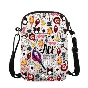 Imagem de Bolsa tiracolo com desenho animado anime personagem de rádio demônio presente Ace In The Hole bolsa de mensagem de animação escura presente para amantes, Aceinholecr-us, Bolsa tiracolo